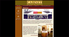 Desktop Screenshot of cabinetdesignandsales.com