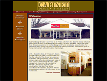 Tablet Screenshot of cabinetdesignandsales.com